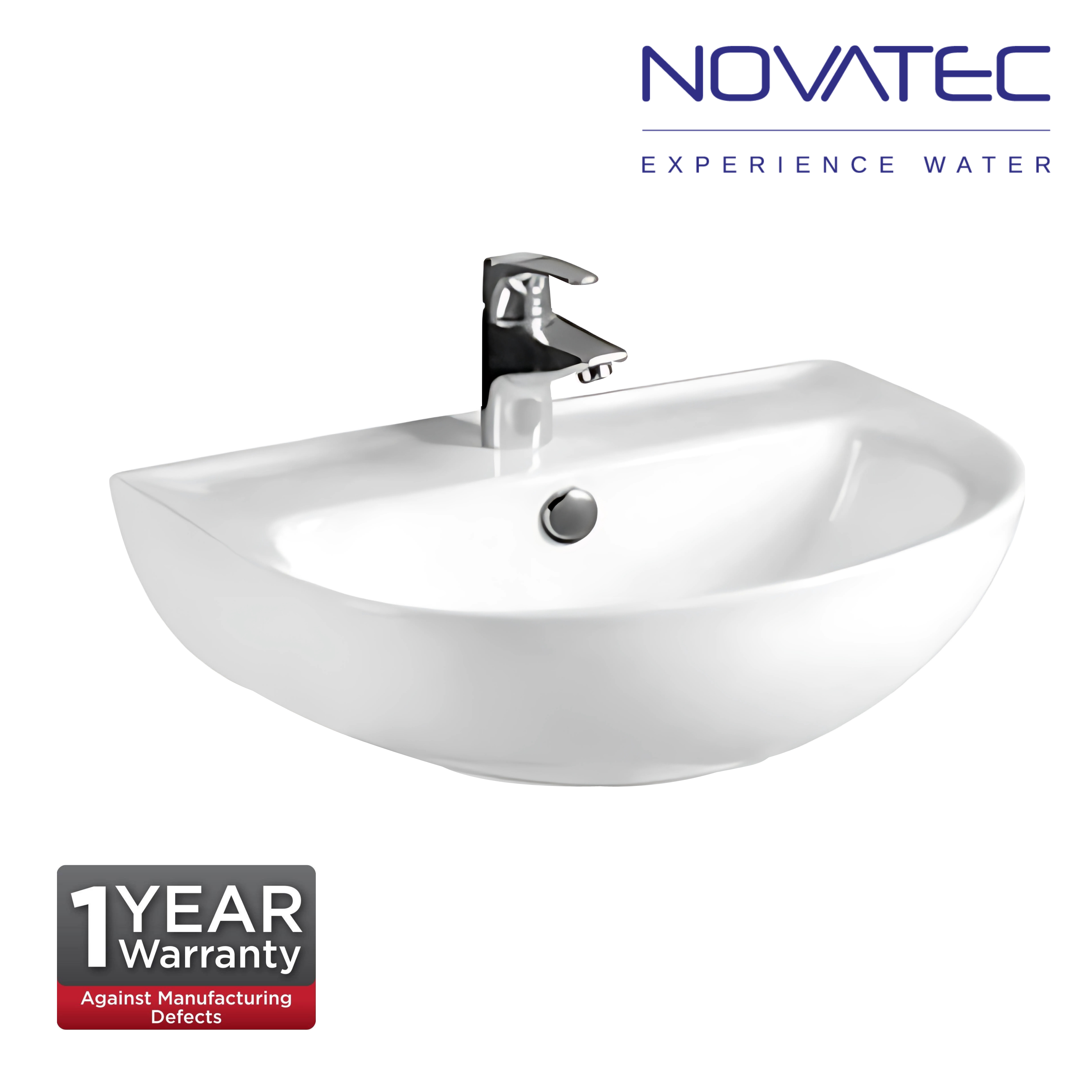 Novatec Tripoli 565 Wall Hung Basin (WB6003)